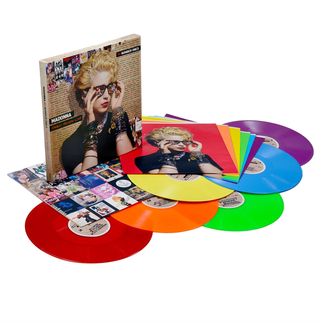 MADONNA - Finally Enough Love: Fifty Number Ones (Rainbow Edition) - 6LP - Deluxe 180g Multi-Coloured Vinyl Box Set
