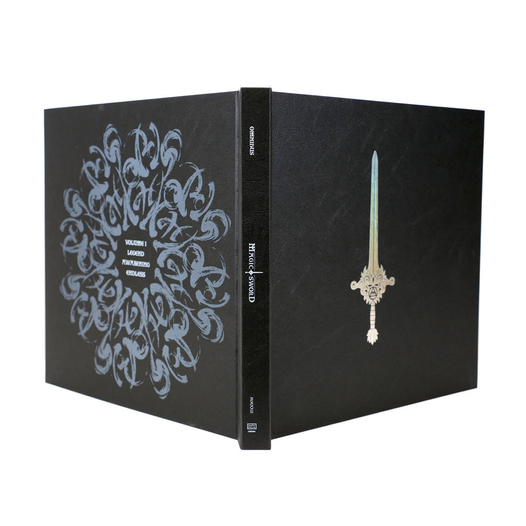 MAGIC SWORD - Omnibus - 5LP (w/ 40 Page Graphic Novel) - Deluxe Multi-Coloured Vinyl Set in Embossed Faux Leather Hardcover Book