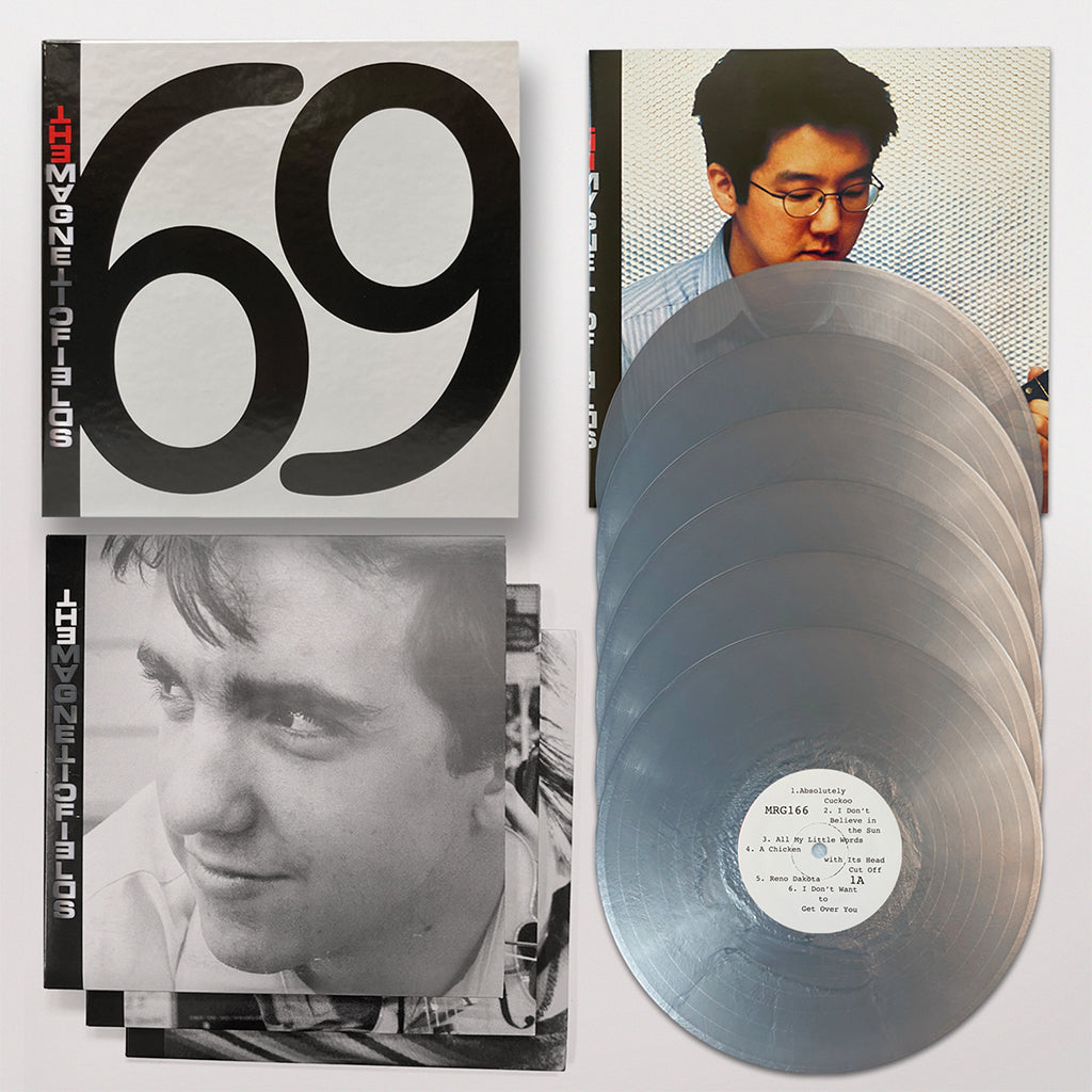 The Magnetic Fields - 69 Love Songs (25th Anniversary Edition) - 10'' LP x 6 - Silver Vinyl Box Set [MAY 3]