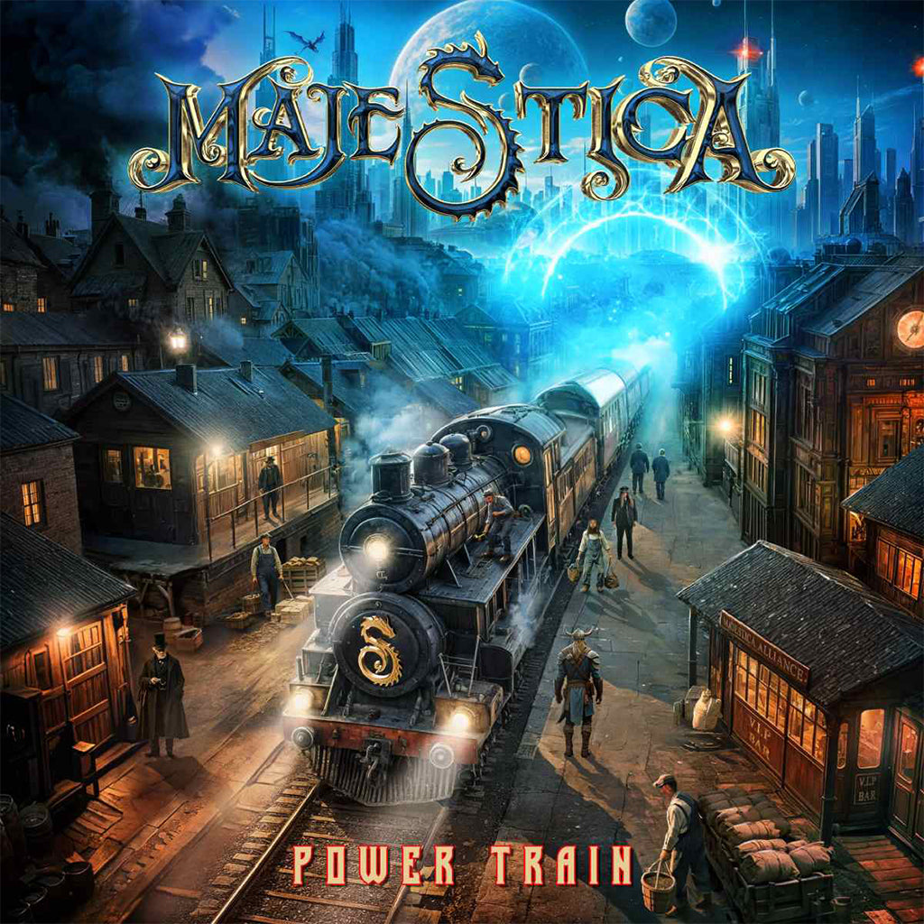 MAJESTICA - Power Train - LP - Turquoise w/ Black Smoke Vinyl [FEB 7]