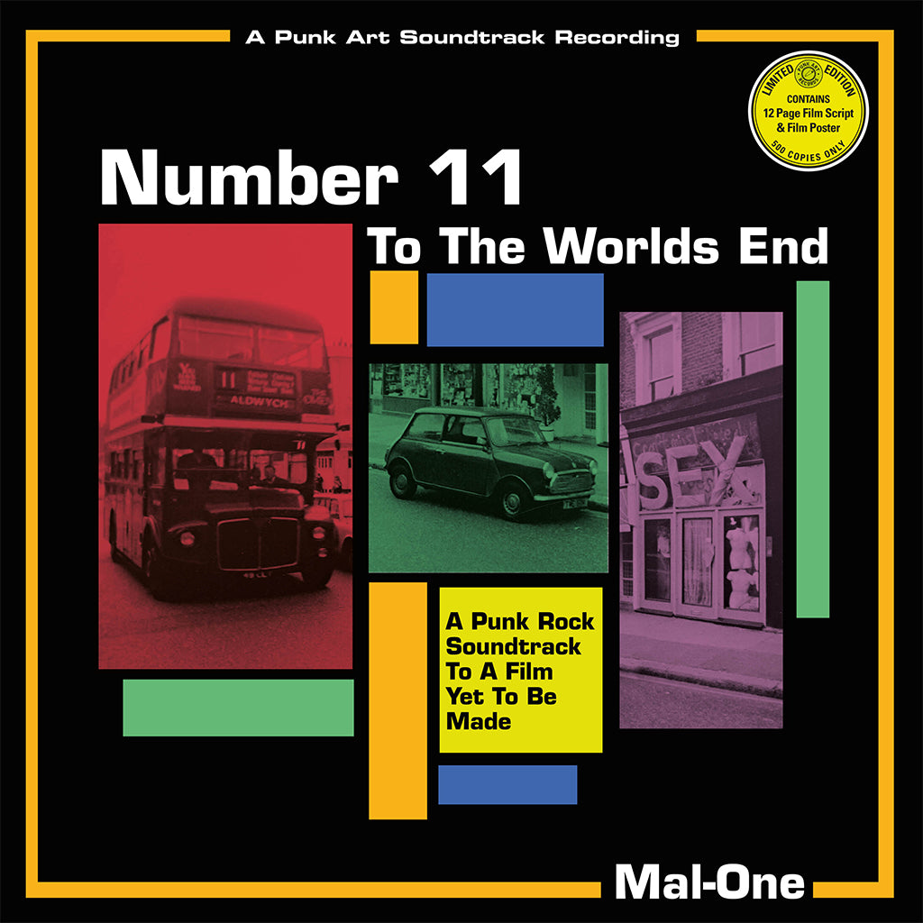 MAL-ONE - Number 11 To The Worlds End  (w/ 12-Page Working Script & Film Poster) - LP - Vinyl [Record Store Day 2025]