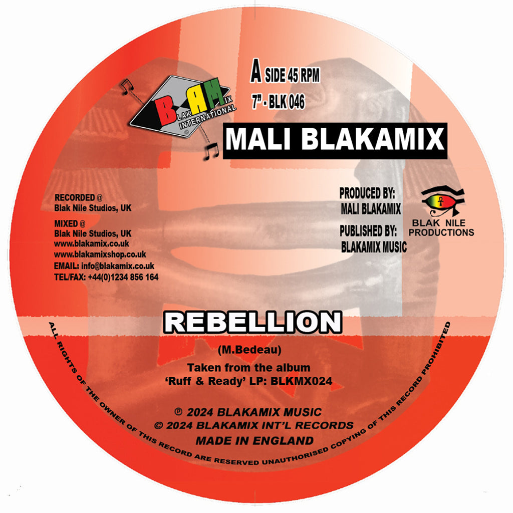 MALI BLAKAMIX - Rebellion/Rebellion II - 7'' - Vinyl [JAN 17]