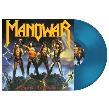 MANOWAR - Fighting The World (Reissue) - LP - Transparent Blue Vinyl