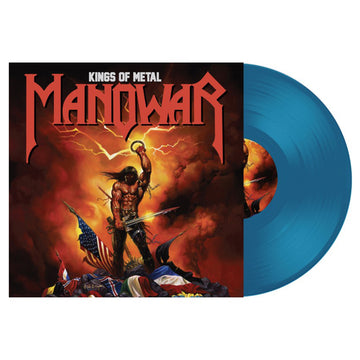 MANOWAR - Kings Of Metal (Reissue) - LP - Transparent Blue Vinyl