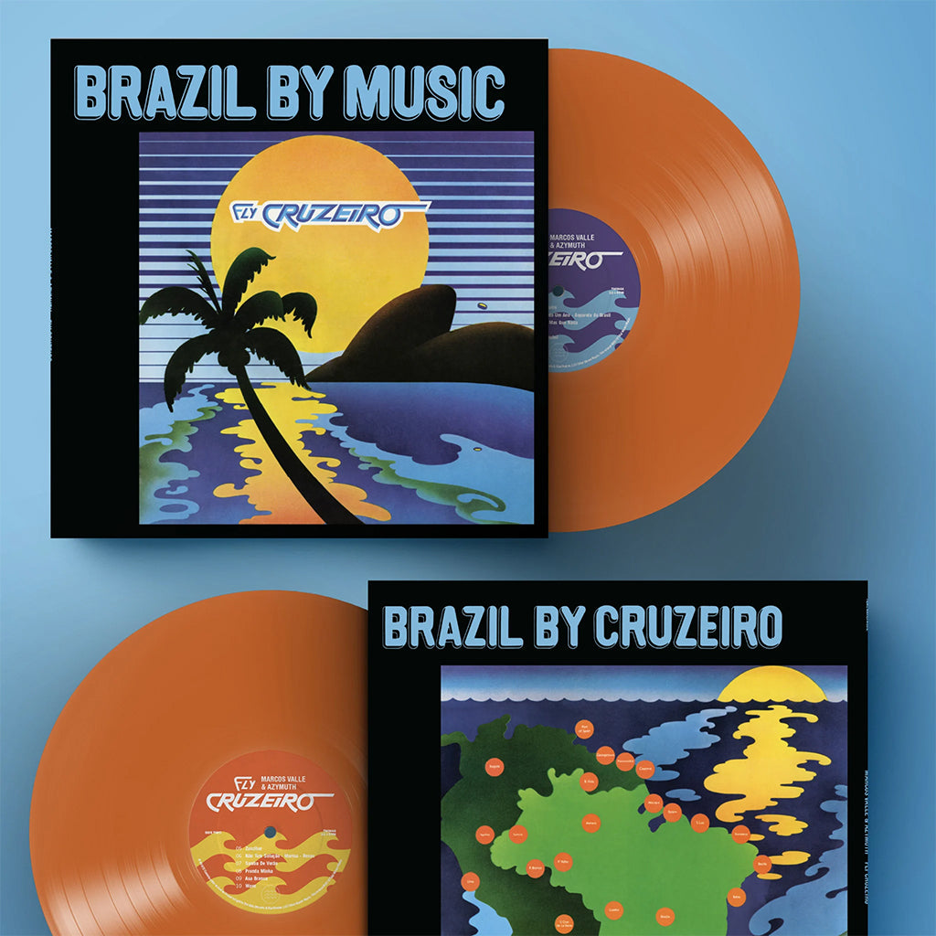 MARCOS VALLE & AZYMUTH - Fly Cruzeiro (2023 Reissue) - LP - 180g Tangerine Vinyl [JUL 28]