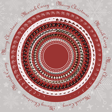 MARIAH CAREY - Merry Christmas (30th Anniversary Edition) - LP - Zoetrope Picture Disc Vinyl