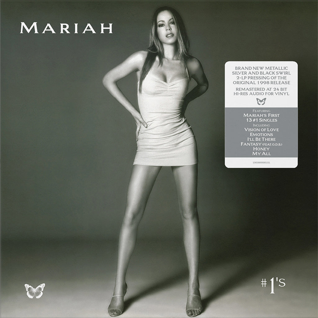 MARIAH CAREY - #1’s (Reissue) - 2LP - Metallic Silver & Black Swirl Vinyl [JUL 26]