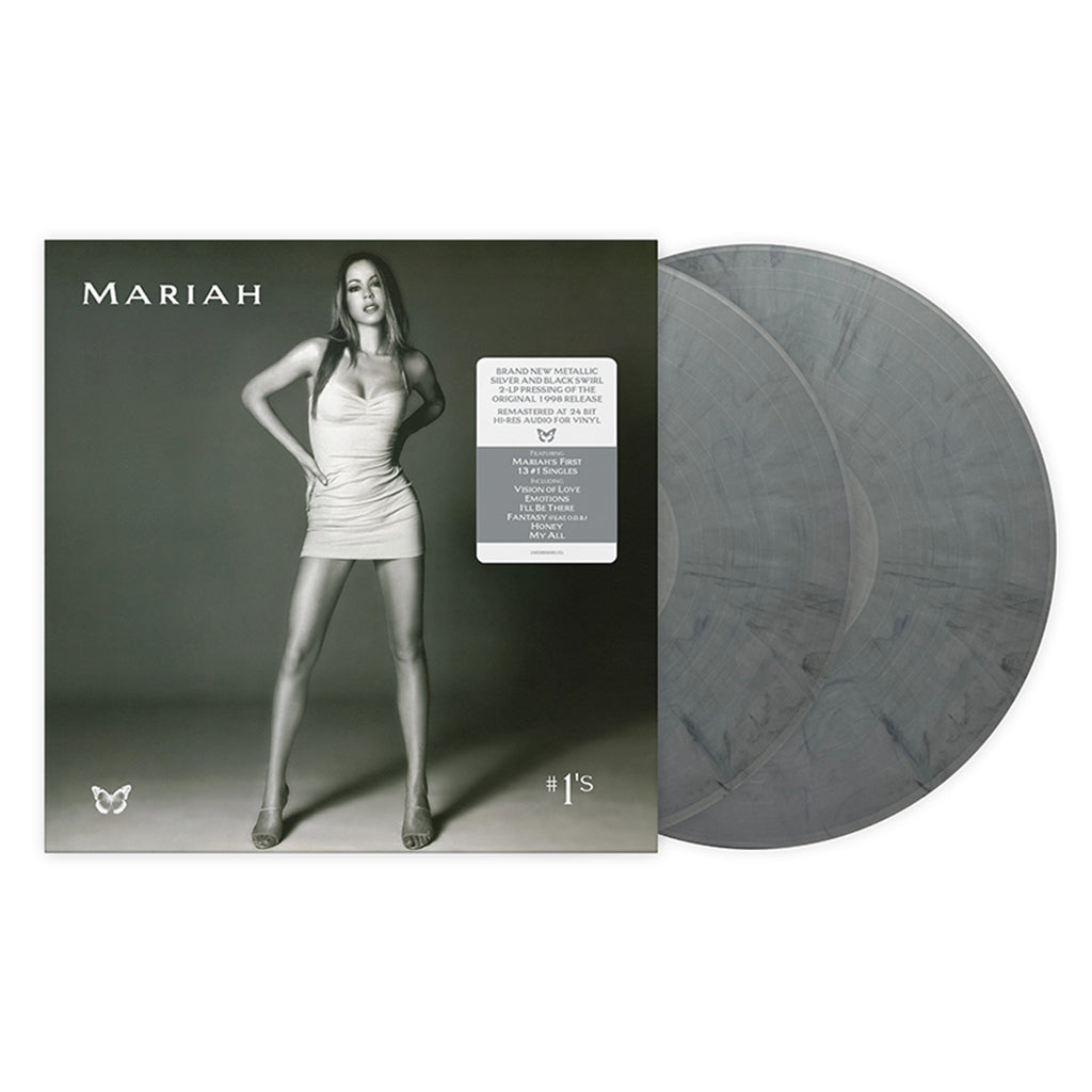 MARIAH CAREY - #1’s (Reissue) - 2LP - Metallic Silver & Black Swirl Vinyl