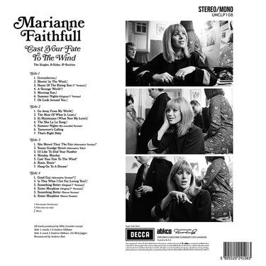 MARIANNE FAITHFULL - Cast Your Fate To The Wind - 2LP - Vinyl