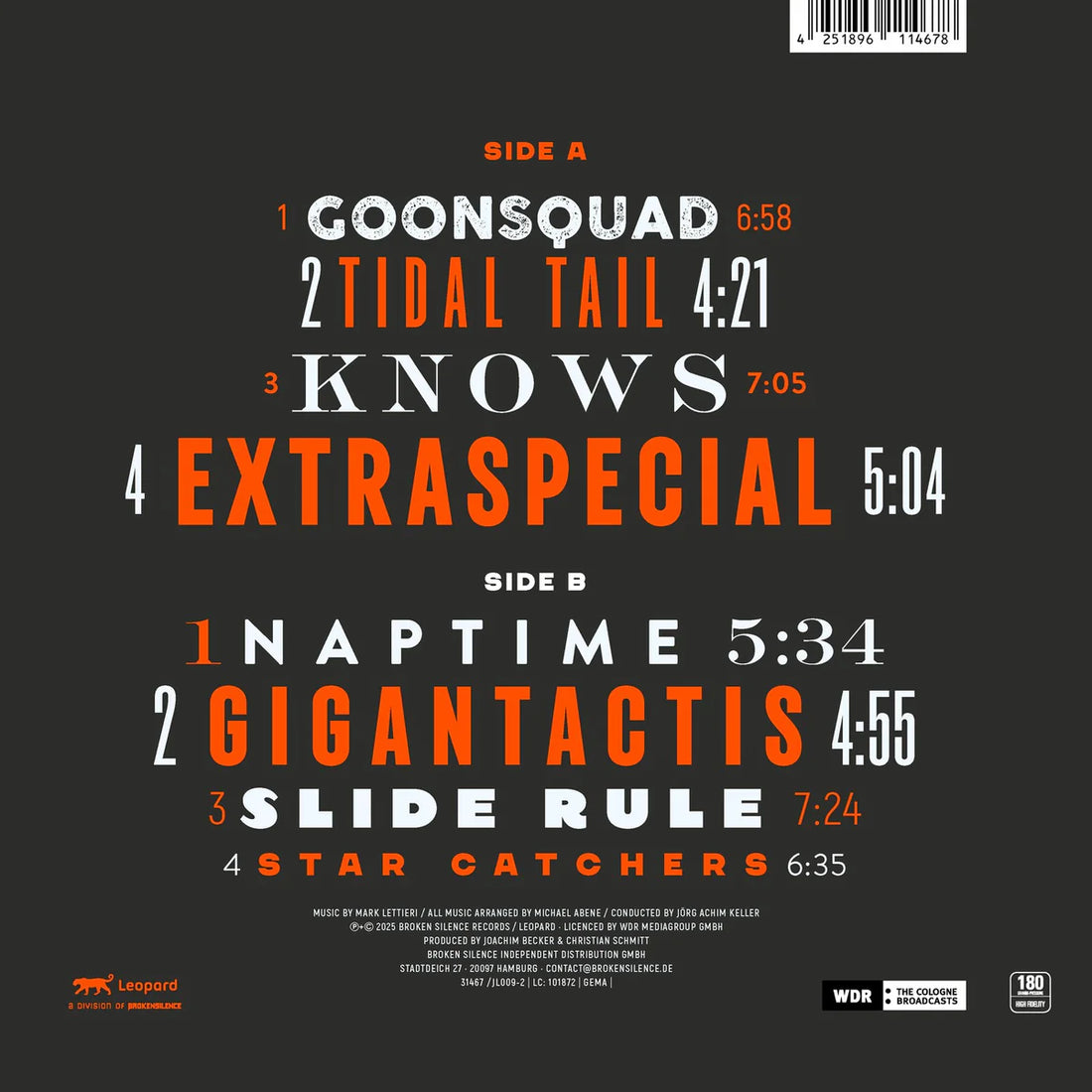 MARK LETTIERI GROUP & WDR BIG BAND - At Studio 4 - LP - 180g Vinyl [NOV 28]