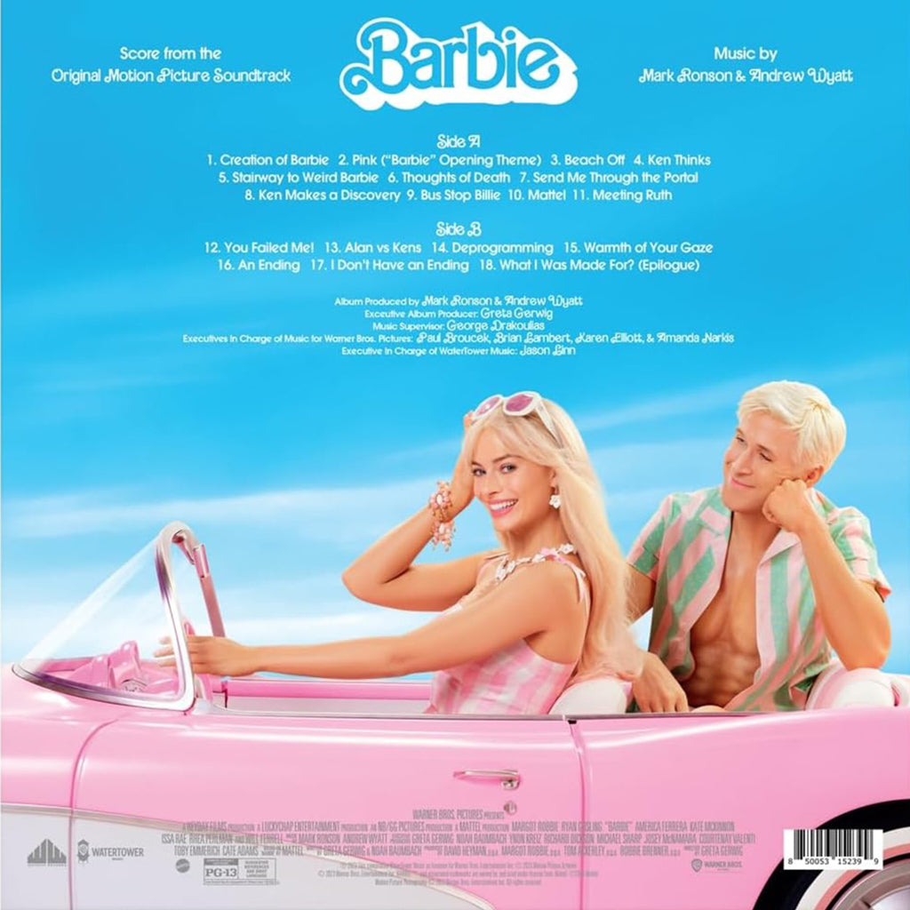 MARK RONSON & ANDREW WYATT - Barbie: Score From The Original Motion Picture Soundtrack (w/ Insert) - LP - Deluxe Neon Barbie Pink Vinyl
