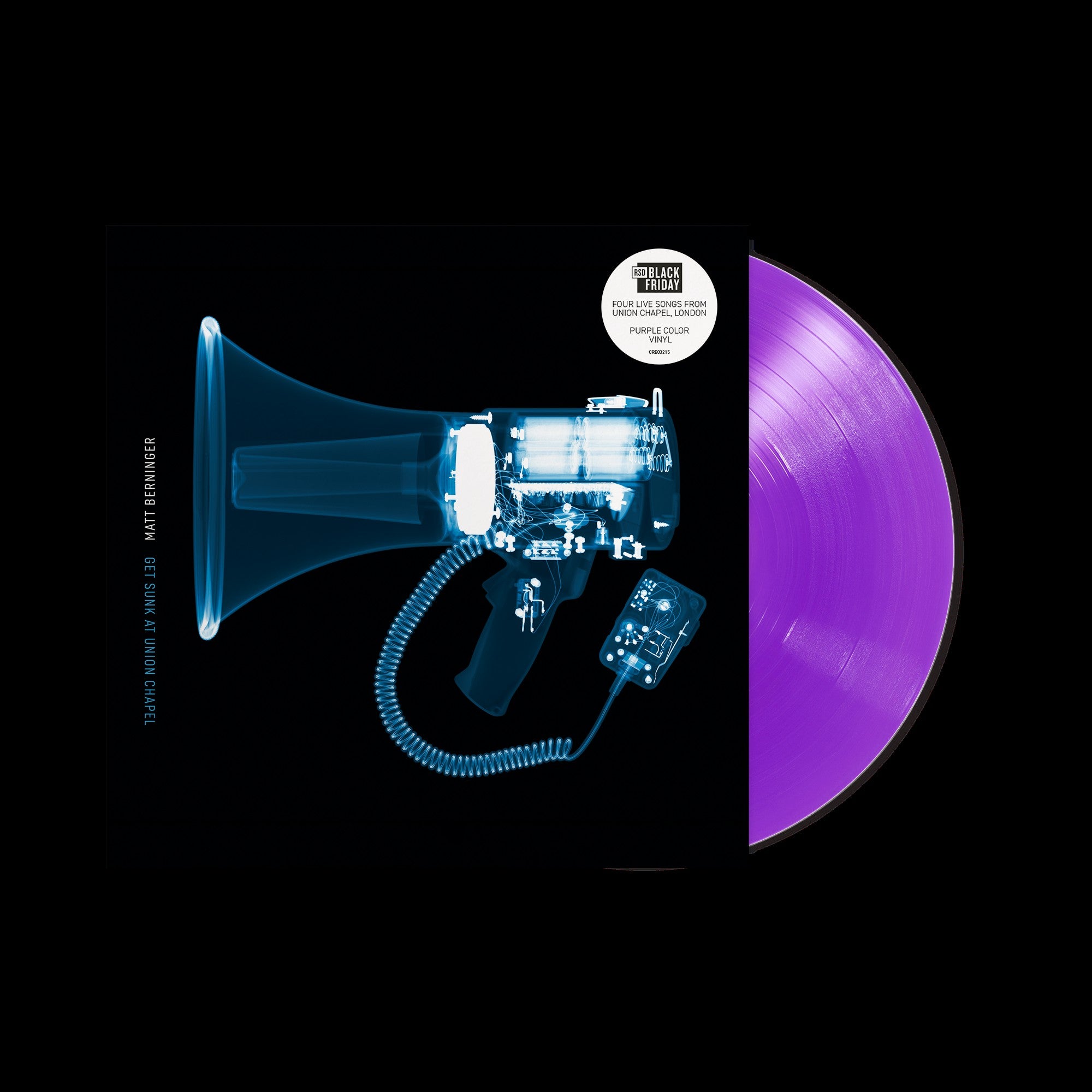 Matt Berninger - Get Sunk At Union Chapel: Live - 10"  Purple Vinyl  [RSD Black Friday 2025]