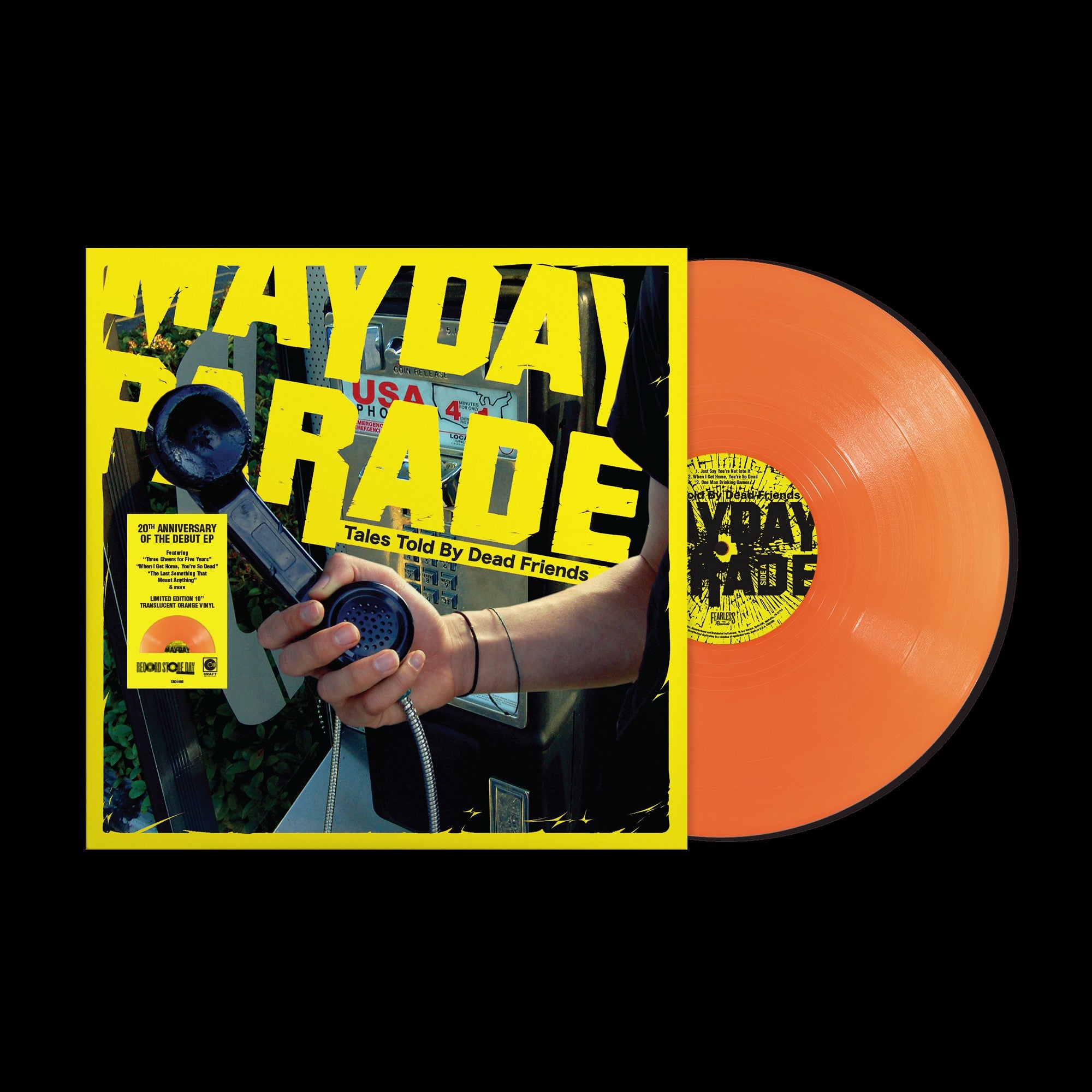 MAYDAY PARADE - Tales Told By Dead Friends - 1LP - Orange Limited Edit ...