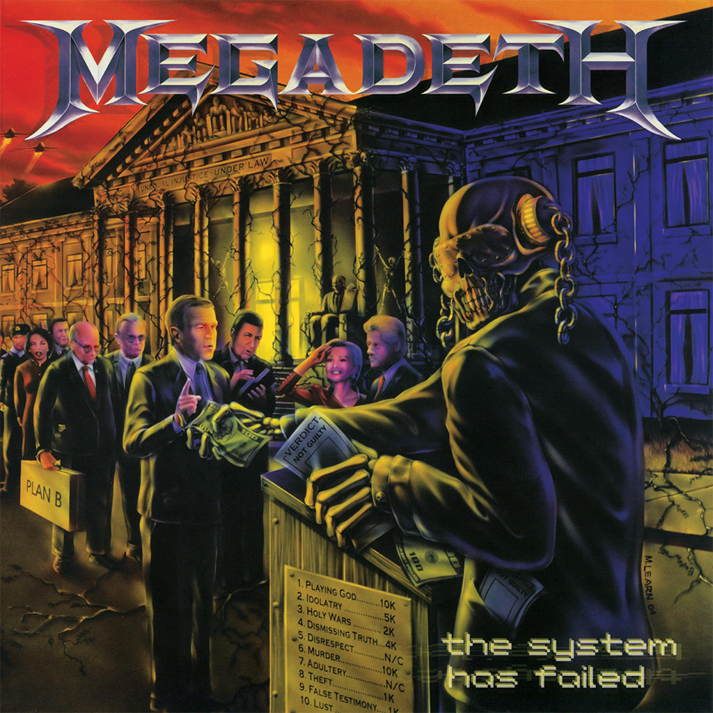 MEGADETH – The System Has Failed (Repress) - LP - 180g Black Vinyl [JAN 30]
