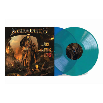 MEGADETH - The Sick, The Dying...And The Dead! (National Album Day 2025) - 2LP - Blue Opaque & Green Translucent Vinyl [OCT 18]