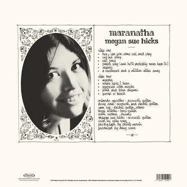 MEGAN SUE HICKS - Maranatha (Reissue) - LP - Deluxe 180g Vinyl [NOV 14]