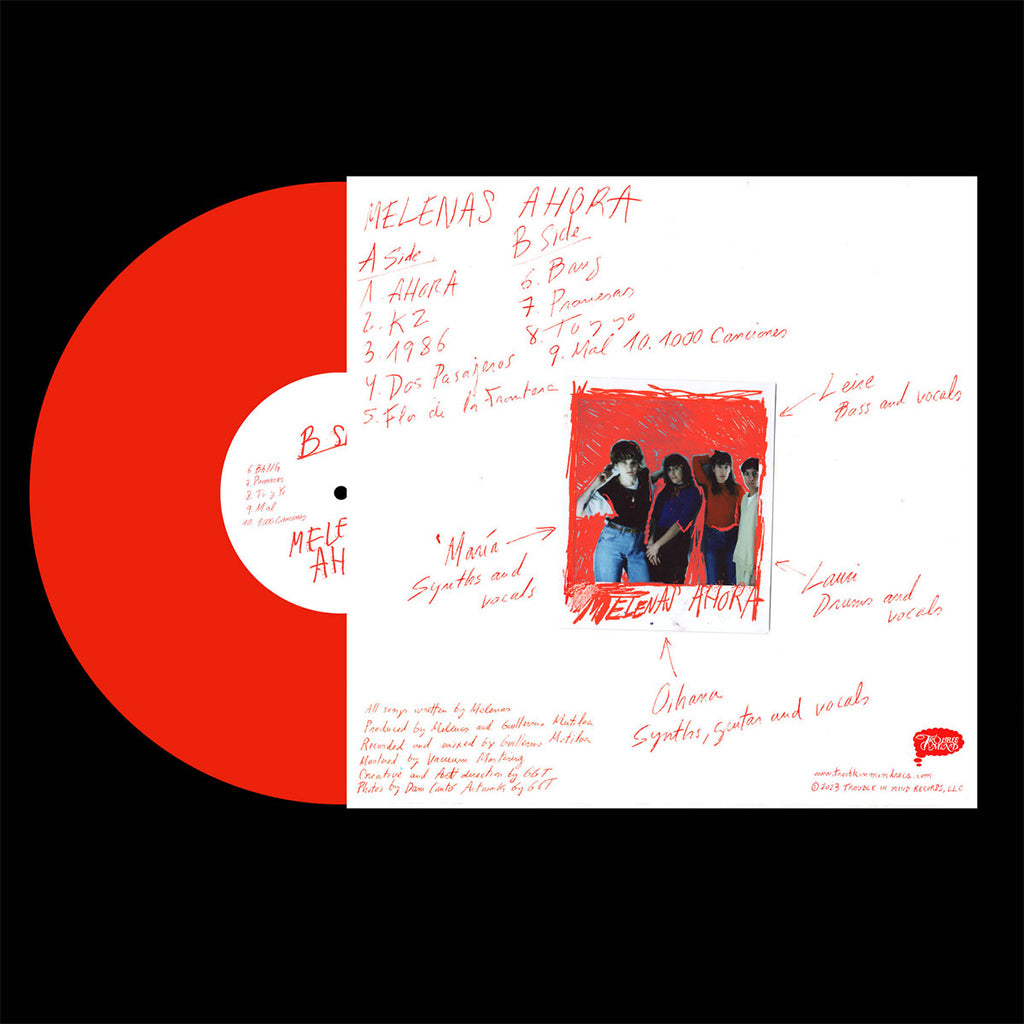 MELENAS - Ahora - LP - Red Vinyl