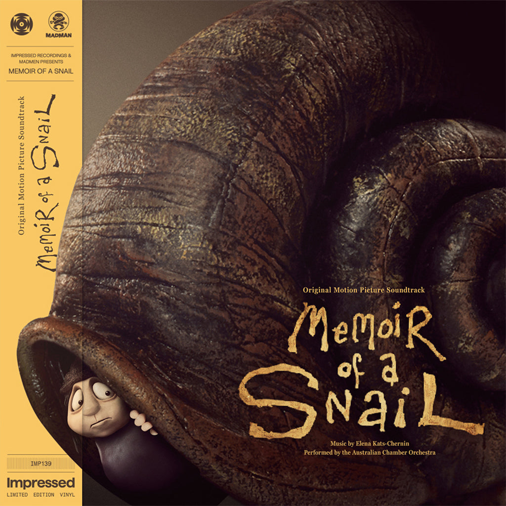 ELENA KATS-CHERIN - Memoir Of A Snail (Original Soundtrack) - LP - Golden Swirl Picture Disc Vinyl [JUN 20]