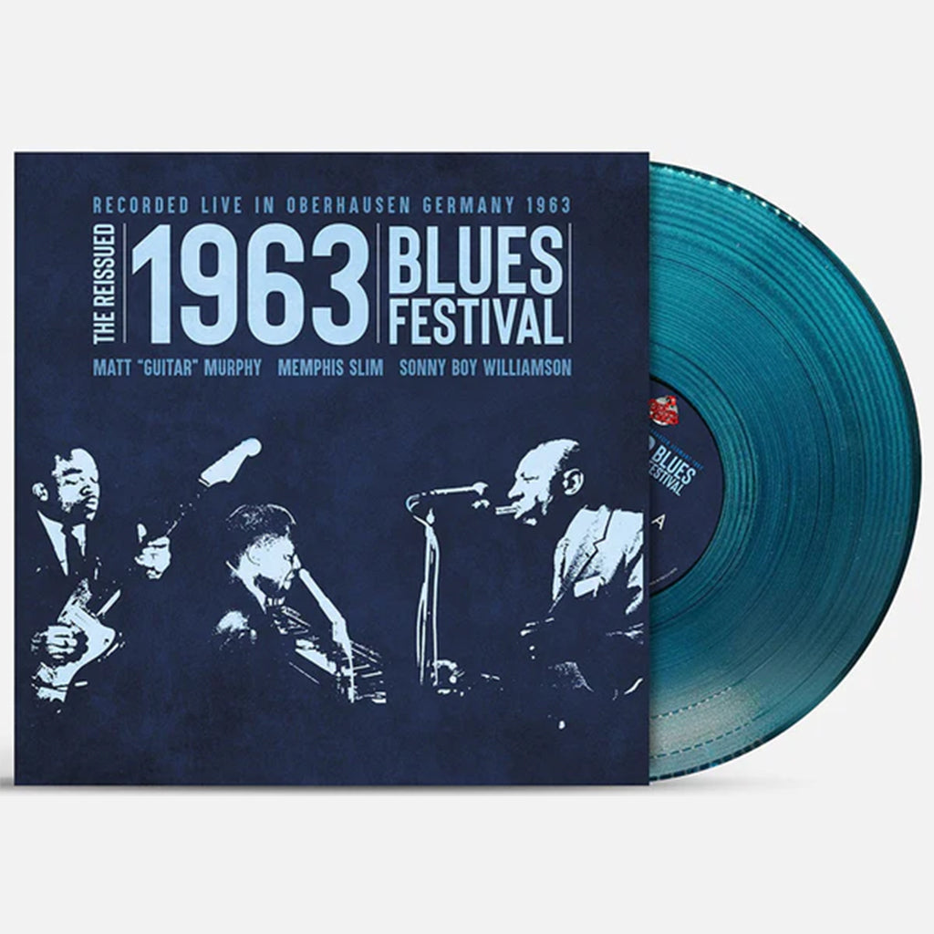 MEMPHIS SLIM, SONNY BOY WILLIAMSON & MATT MURPHY - The Reissued 1963 Blues Festival - LP - Transparent Blue Vinyl [RSD 2024]