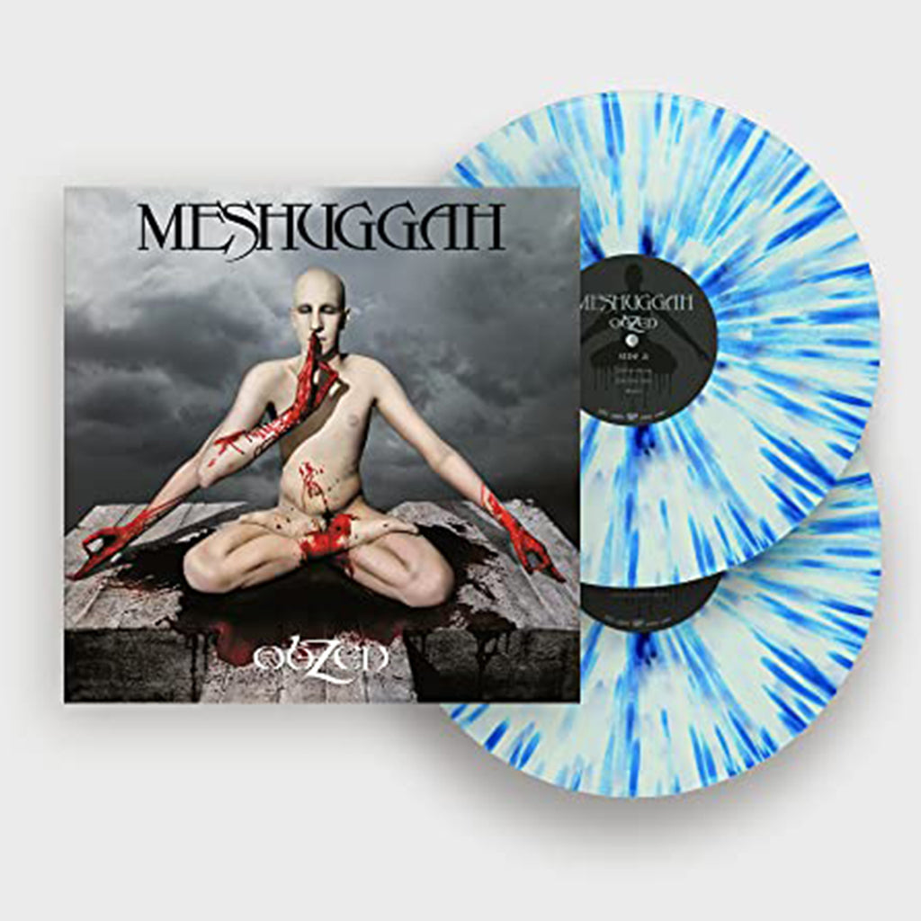 MESHUGGAH - ObZen (15th Anniversary Remastered Edition) - 2LP - 180g White & Blue Splatter Vinyl