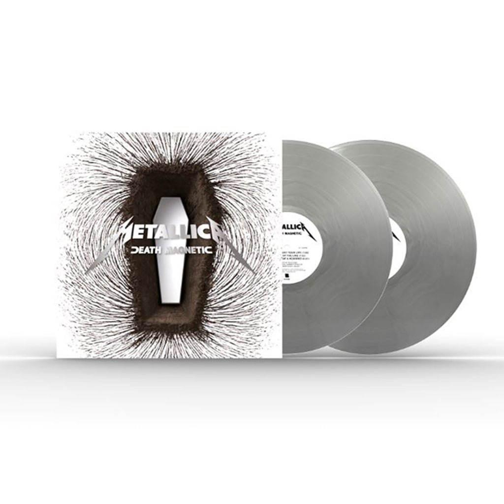 METALLICA - Death Magnetic (2024 Reissue) - 2LP - 'Magnetic Silver’ Coloured Vinyl