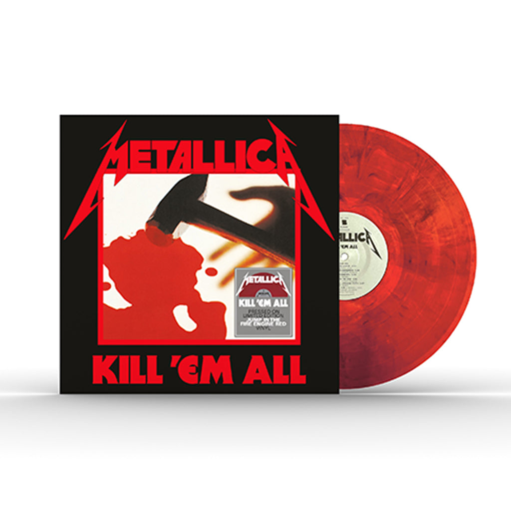 METALLICA - Kill 'Em All (2023 Reissue) - LP - Jump In The Fire Engine Red Coloured Vinyl