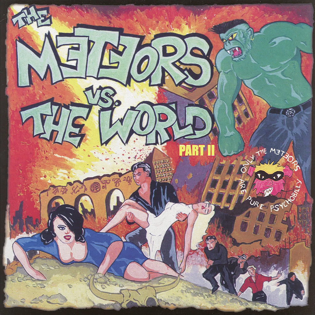 THE METEORS - The Meteors Vs. The World Part II (Reissue) - LP - Transparent Green Vinyl [OCT 24]