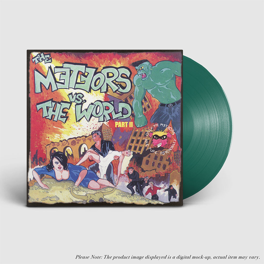 THE METEORS - The Meteors Vs. The World Part II (Reissue) - LP - Transparent Green Vinyl [OCT 24]