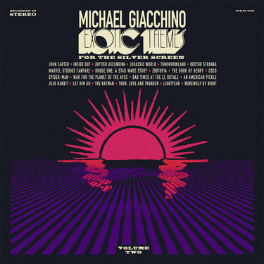 MICHAEL GIACCHINO - Exotic Themes For The Silver Screen - Volume Two - 2LP - Transparent Magenta & Purple Vinyl [AUG 15]