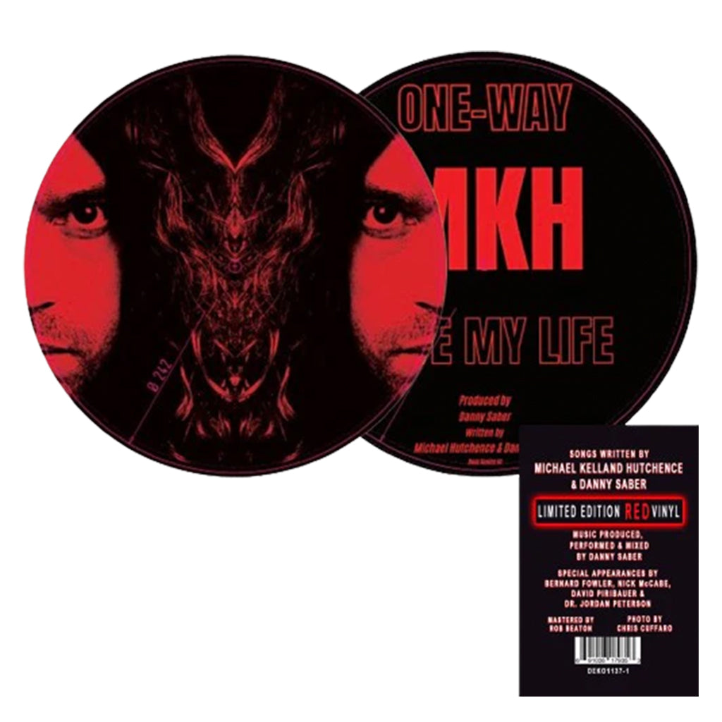 MICHAEL HUTCHENCE - One Way / Save My Life - 10'' - Red Picture Disc Vinyl
