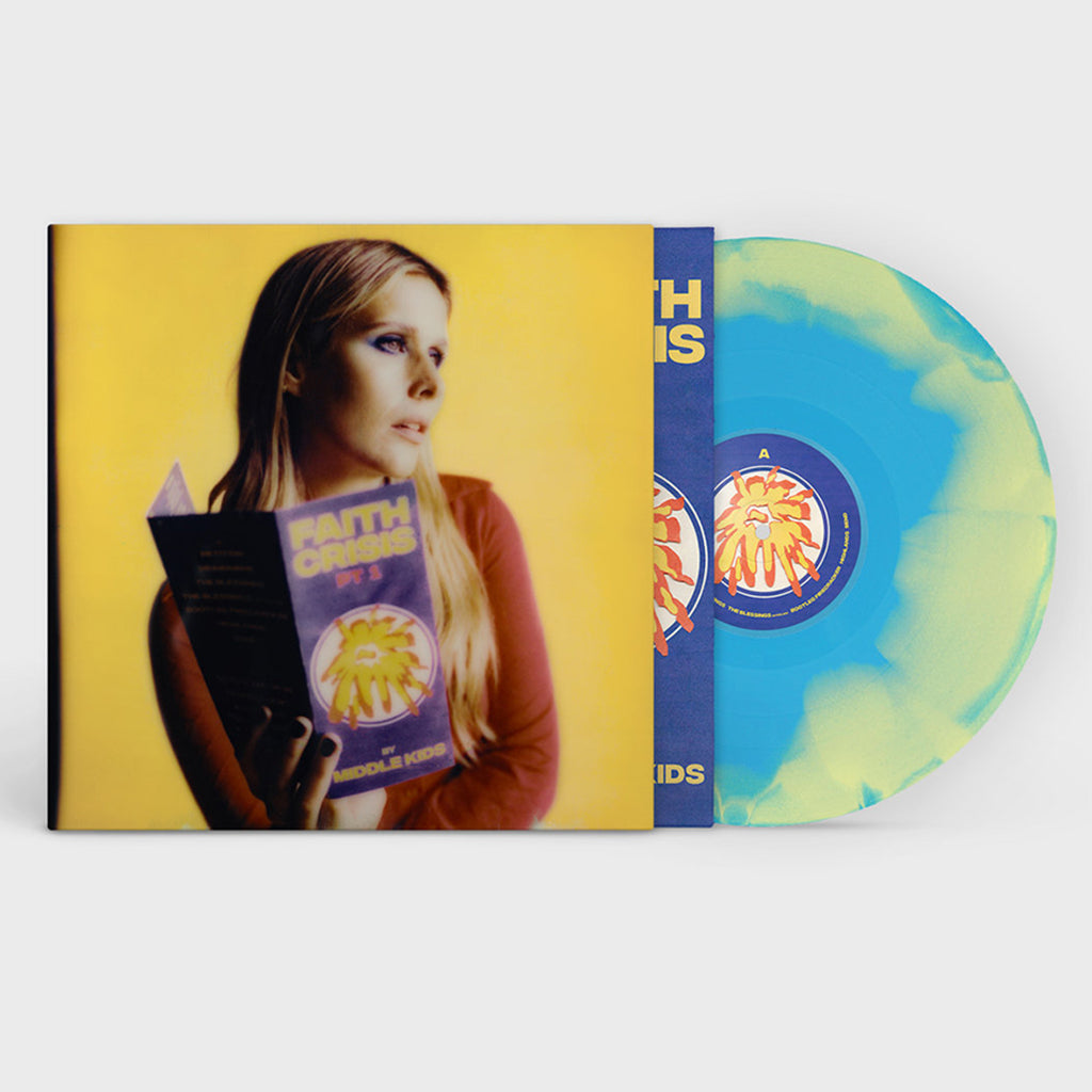 MIDDLE KIDS - Faith Crisis Pt 1 - LP - Cloudy Effect Blue / Yellow Vinyl