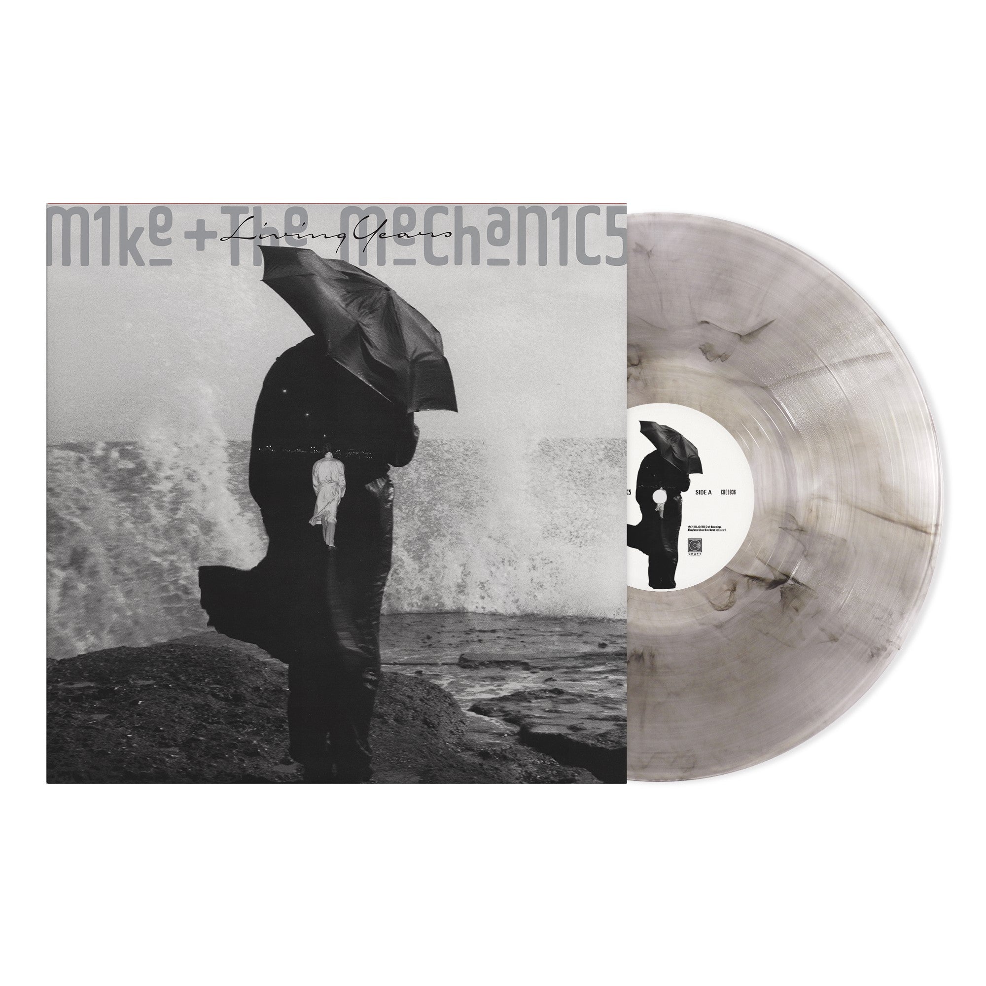 Mike & The Mechanics - Living Years - 1LP - 180g – Black / Grey Marble Swirl Effect Vinyl  [National Album Day 2024]