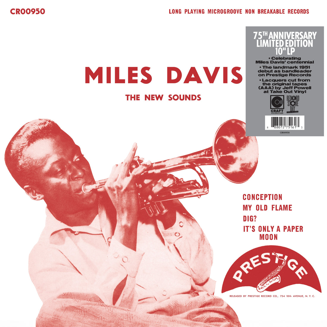 Miles Davis - The New Sounds (Mono 10") - 10" - Limited Edition Black Vinyl  [Record Store Day 2026]