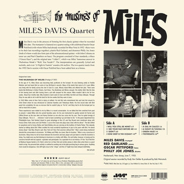 MILES DAVIS - The Musings Of Miles (Reissue w/ 2 Bonus tracks) - LP - 180g Vinyl
