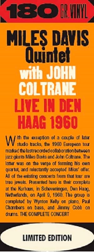 MILES DAVIS QUINTET WITH JOHN COLTRANE - Live In Den Haag - 1960 - LP - 180g Vinyl [APR 12]