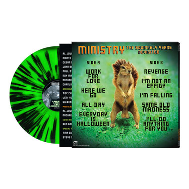 MINISTRY - The Squirrely Years Revisited - LP - Green with Black Splatter Vinyl