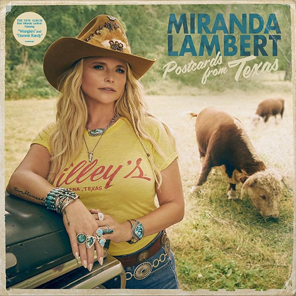 MIRANDA LAMBERT - Postcards From Texas - 2LP - Blue Vinyl [SEP 13]