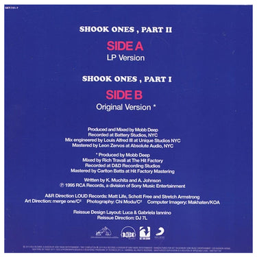 MOBB DEEP - Shook Ones (Part 2 and Part 1) [2023 Repress] - 7'' - Vinyl [NOV 24]