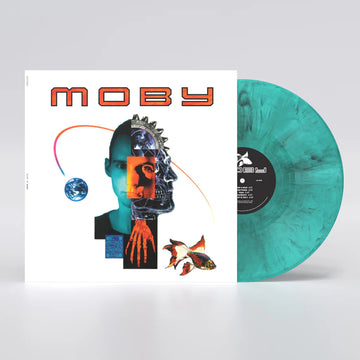 MOBY - Moby (Reissue) - LP - Black & White Marble on Blue Vinyl