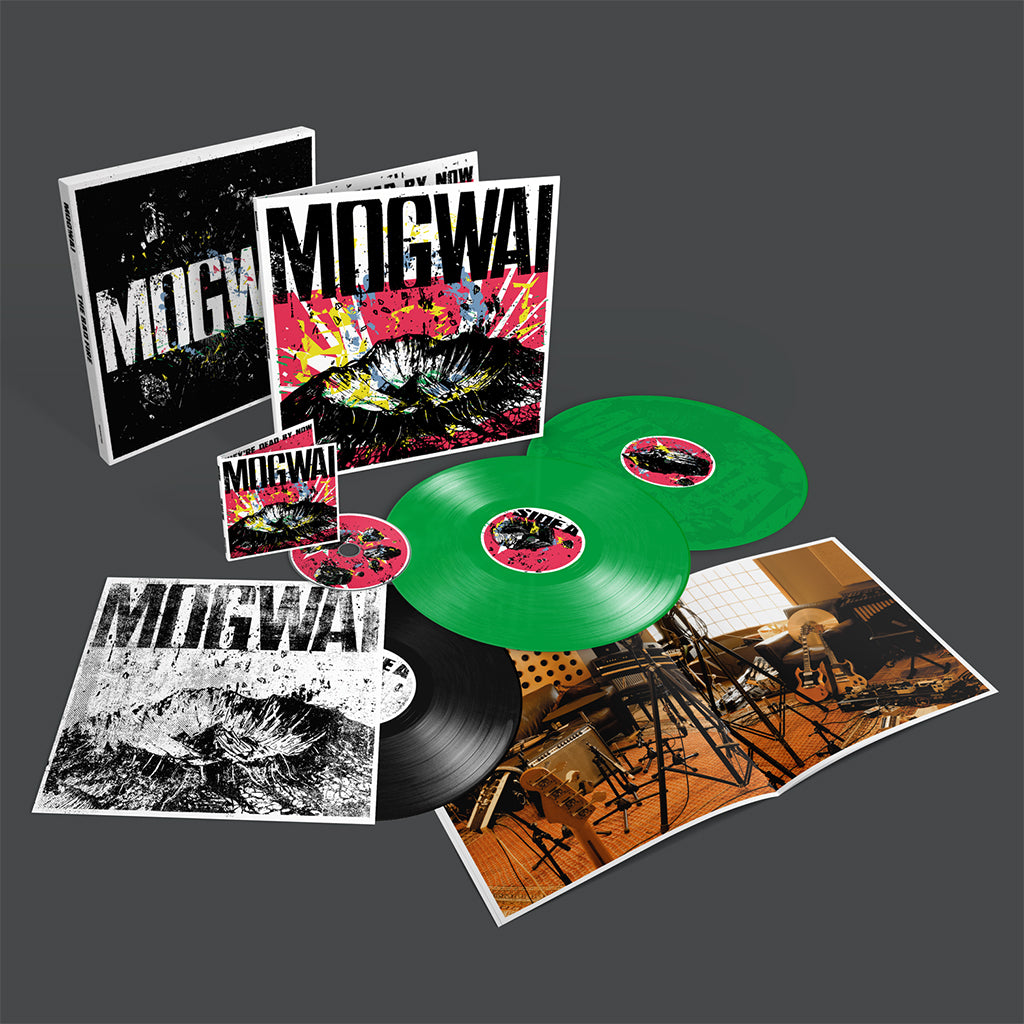 MOGWAI - The Bad Fire (Deluxe Edition w/ Bonus Demos LP + CD Version) - 2LP - Green Vinyl Box Set