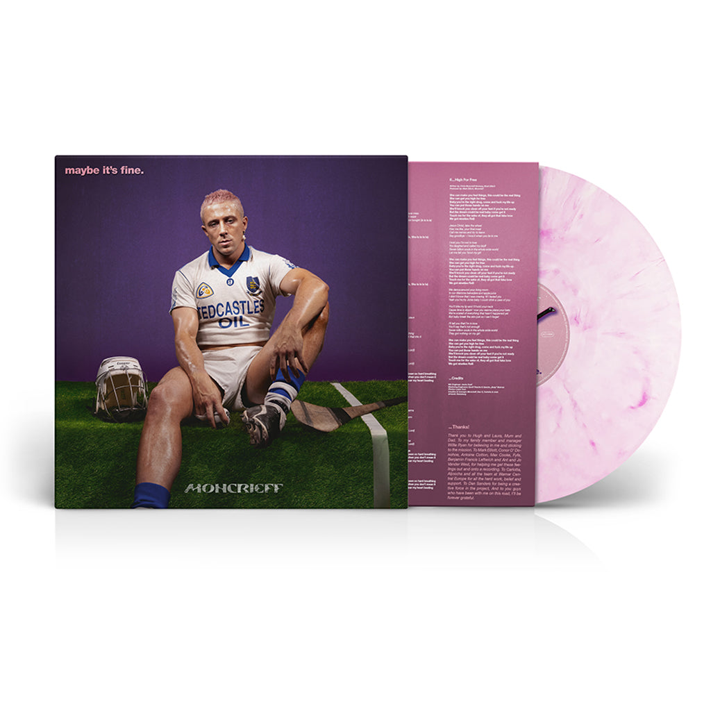 MONCRIEFF - Maybe It’s Fine - LP - Pink & White Marbled Vinyl [MAY 9]