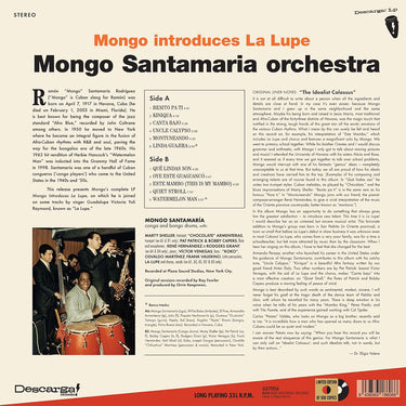 MONGO SANTAMARIA - Mongo Introduces La Lupe (Reissue with 2 Bonus tracks) - LP - 180g Vinyl