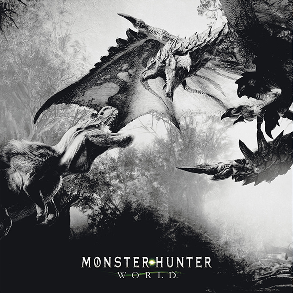 CAPCOM SOUND TEAM - Monster Hunter: World (Original Soundtrack) - 2LP - Mustard & Blue Solid Colour Vinyl [AUG 30]