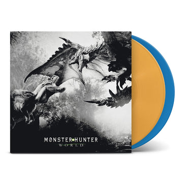 CAPCOM SOUND TEAM - Monster Hunter: World (Original Soundtrack) - 2LP - Mustard & Blue Solid Colour Vinyl [AUG 30]