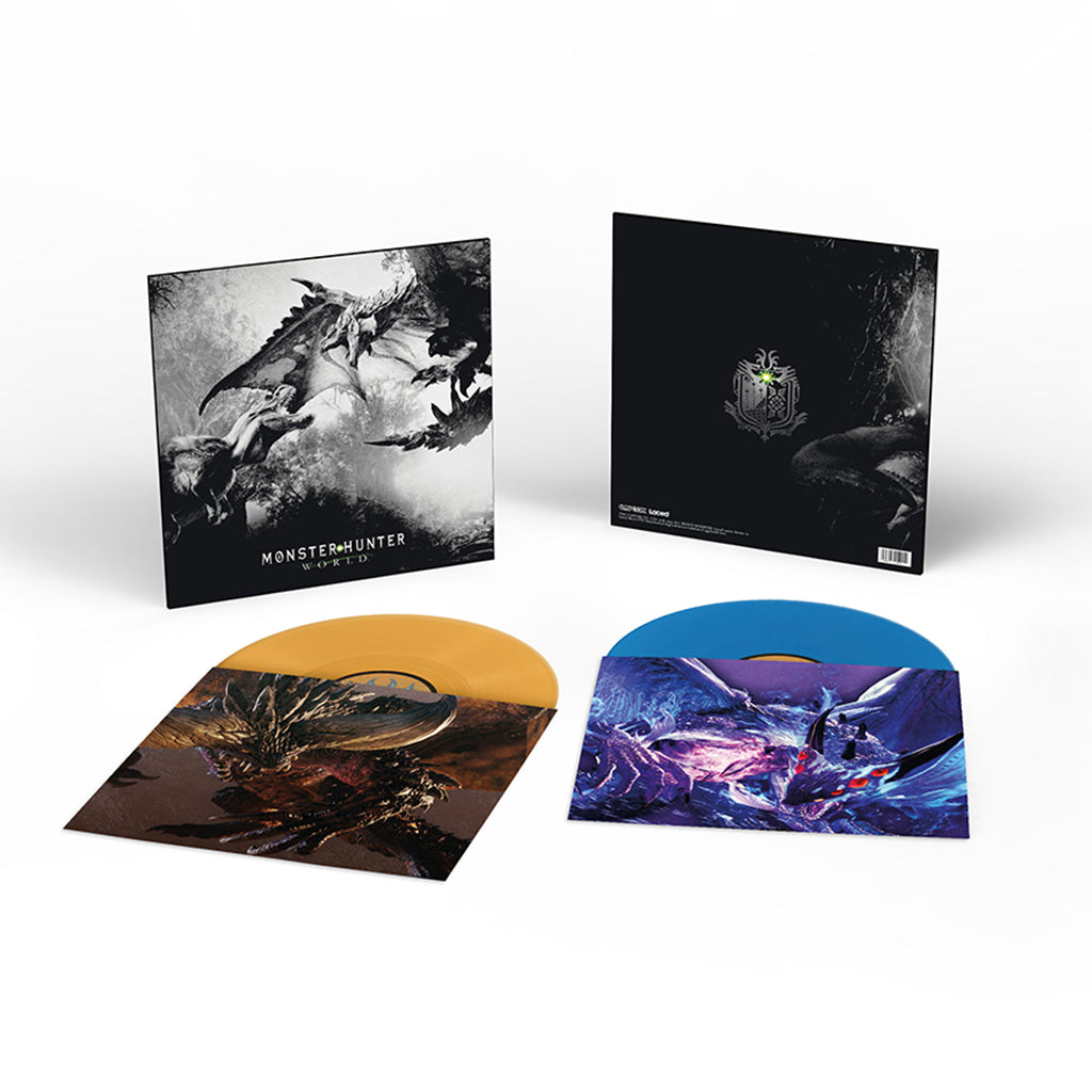 CAPCOM SOUND TEAM - Monster Hunter: World (Original Soundtrack) - 2LP - Mustard & Blue Solid Colour Vinyl [AUG 30]