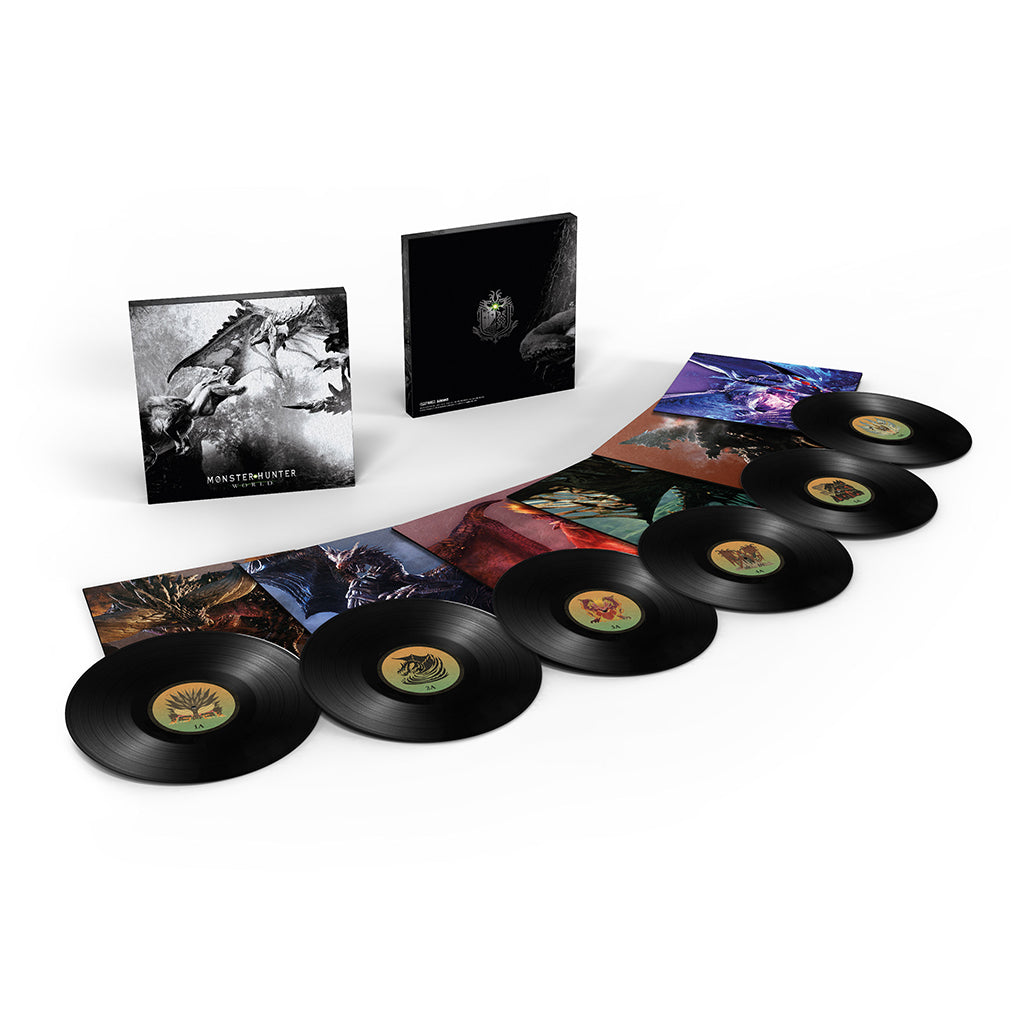 CAPCOM SOUND TEAM - Monster Hunter: World (Original Soundtrack) - 6LP - Deluxe Black Vinyl Box Set Vinyl [AUG 30]