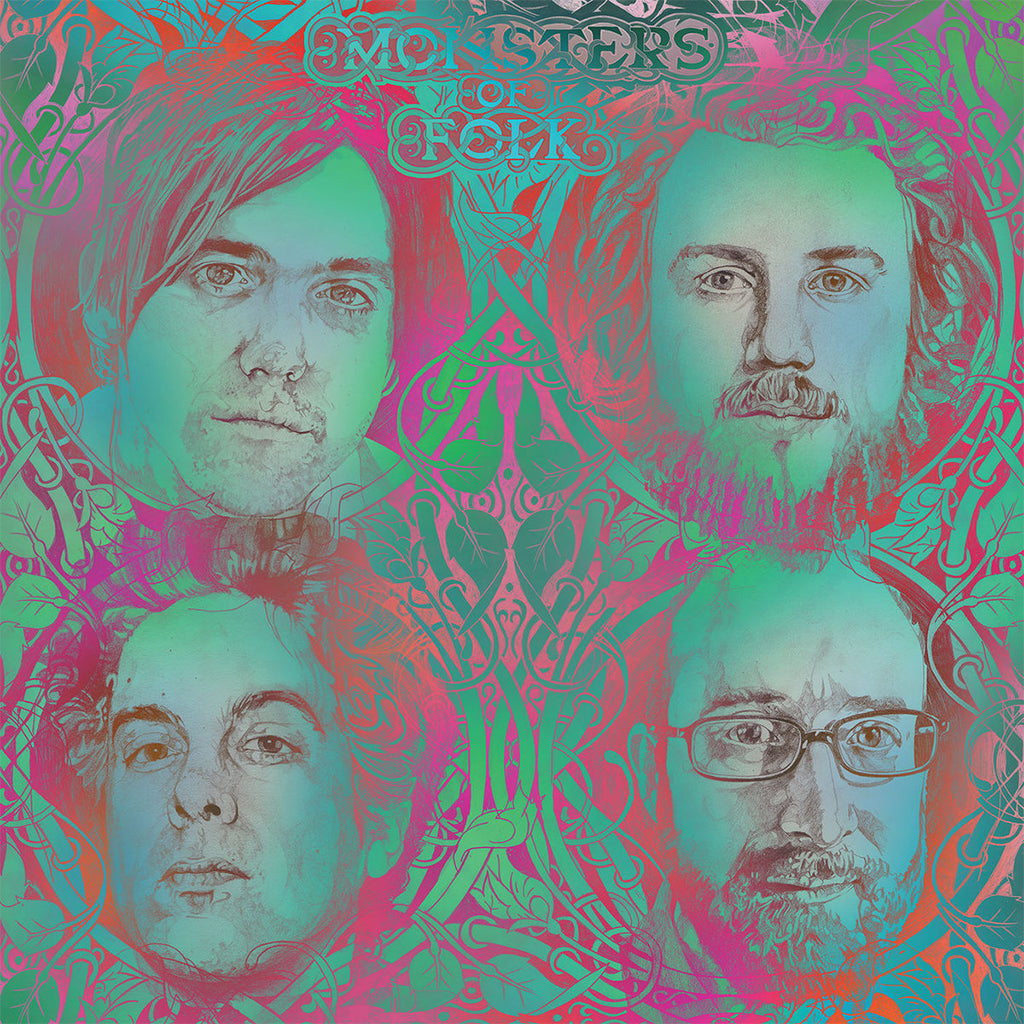 MONSTER OF FOLK - Monsters Of Folk (Deluxe Edition with Poster) - 2LP - Gatefold Clear Vinyl