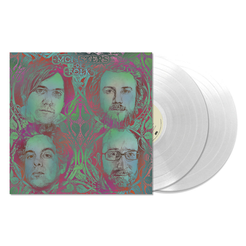 MONSTER OF FOLK - Monsters Of Folk (Deluxe Edition with Poster) - 2LP - Gatefold Clear Vinyl