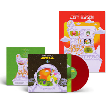MORT GARSON - Journey To The Moon And Beyond (In Die-Cut Sleeve with Fold-Out Poster) - LP - Mars Red Vinyl