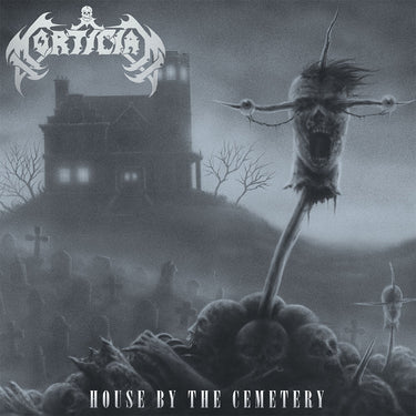 MORTICIAN - House By The Cemetery (2023 Reissue) - LP - Black Ice with White and Baby Blue Splatter Vinyl
